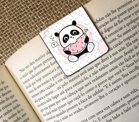 Mini Marcador Magnético Panda