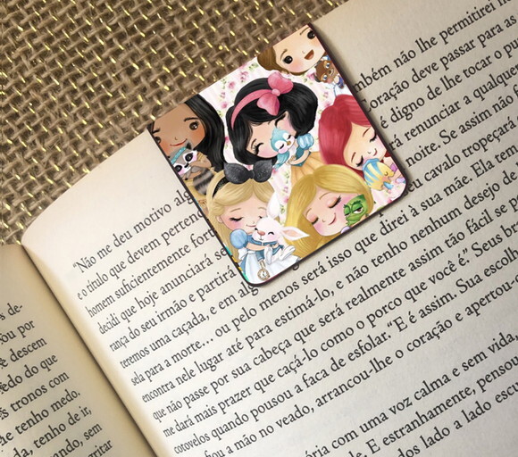 Mini Marcador Magnético Princesas