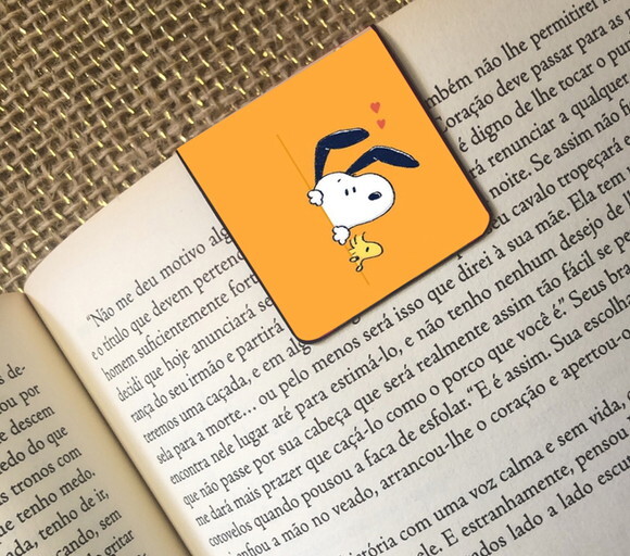 Mini Marcador Magnético Snoopy