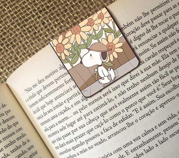 Mini Marcador Magnético Snoopy