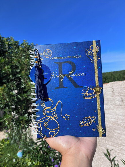Caderneta de Saúde / Vacina Personalizada - Astronauta Clean