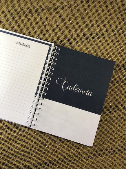 Caderneta de Saúde / Vacinação Personalizada - Azul e Branco