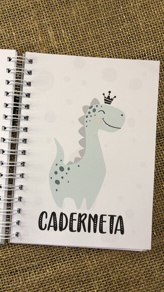 Caderneta de Saúde / Vacinação Personalizada - Dinossauro