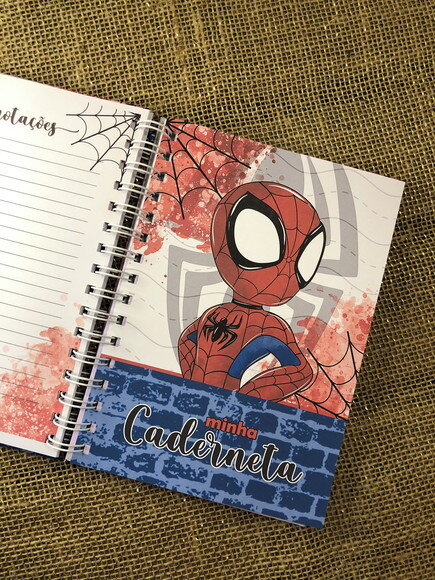 Caderneta de Saúde / Vacinação Personalizada - Homem-aranha