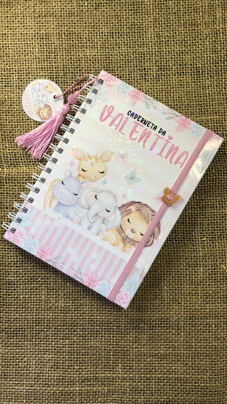 Caderneta de Saúde / Vacinação Personalizada - Safari Rosa