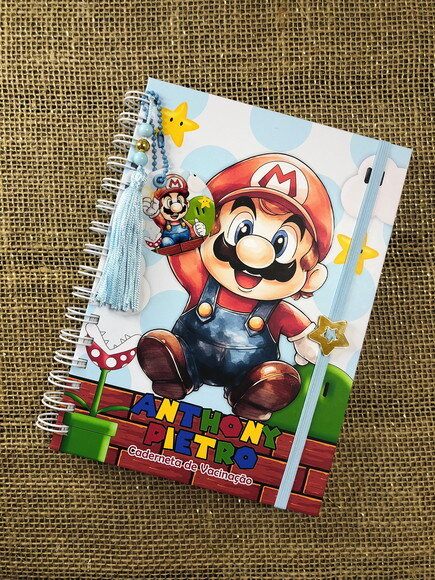 Caderneta de Saúde / Vacinação Personalizada - Super Mario