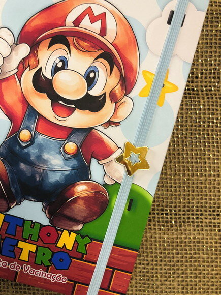 Caderneta de Saúde / Vacinação Personalizada - Super Mario