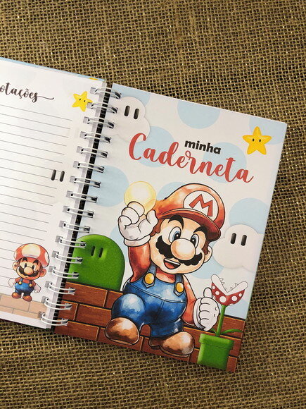 Caderneta de Saúde / Vacinação Personalizada - Super Mario