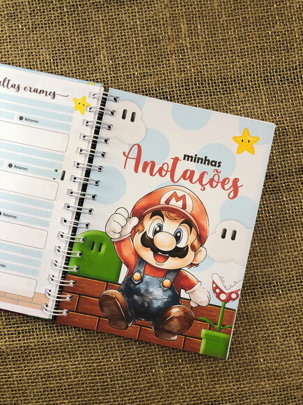 Caderneta de Saúde / Vacinação Personalizada - Super Mario