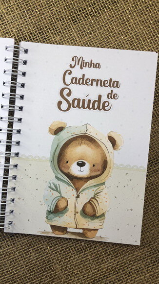 Caderneta de Saúde / Vacinação Personalizada - Ursinho