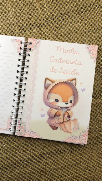 Caderneta de Saúde / Vacinação Personalizada -raposinha