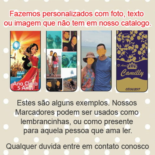 Kit 40 Marca Pagina Magneticos Personalizados