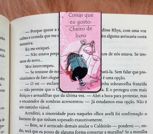Marca Pagina Magnetico Cheiro de Livro