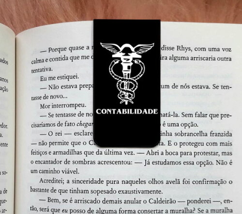Marca Pagina Magnetico Contabilidade