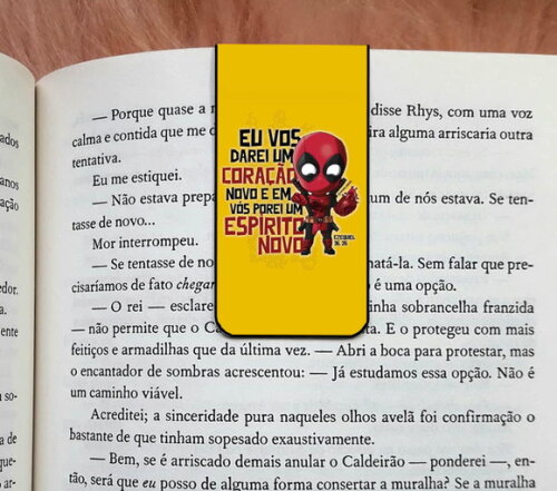 Marca Pagina Magnetico Coração Novo