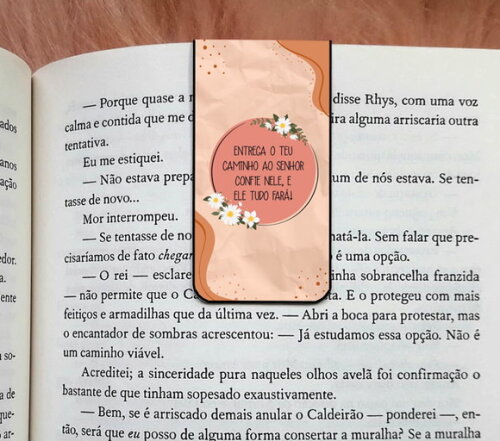 Marca Pagina Magnetico Entrega o Teu Caminho ao Senhor