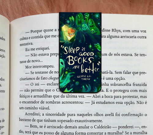 Marca Pagina Magnetico Frase Livro