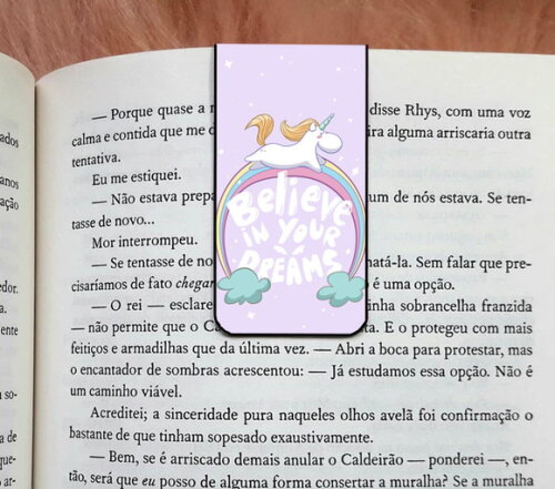 Marca Pagina Magnetico Frase Unicornio