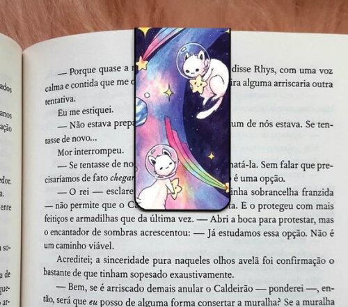 Marca Pagina Magnetico Gatinhos Astronautas