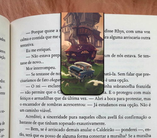 Marca Pagina Magnetico Harry Potter Ford Anglia + Toca