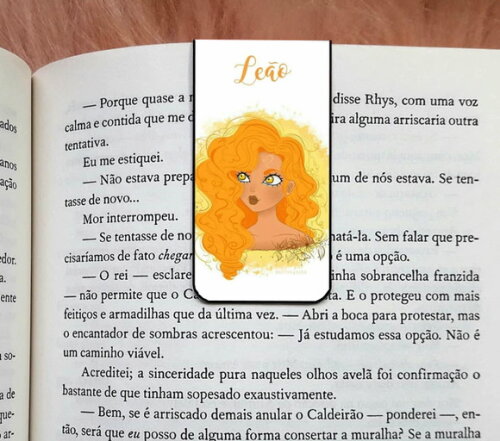 Marca Pagina Magnetico Signos Leão