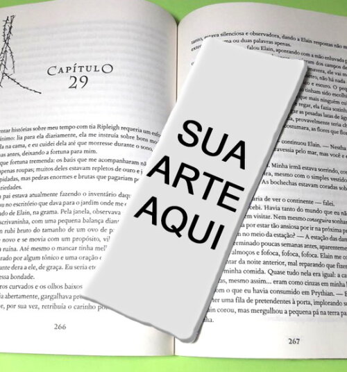 Marca Pagina Personalizado - em tecido