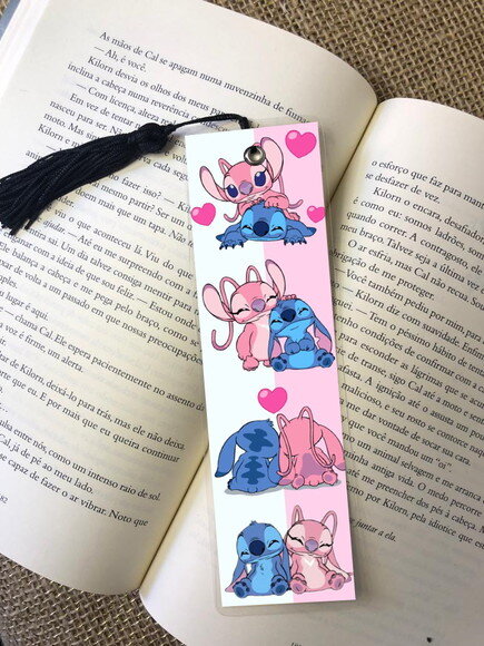 Marca Pagina Plastificado Stitch (mod2)
