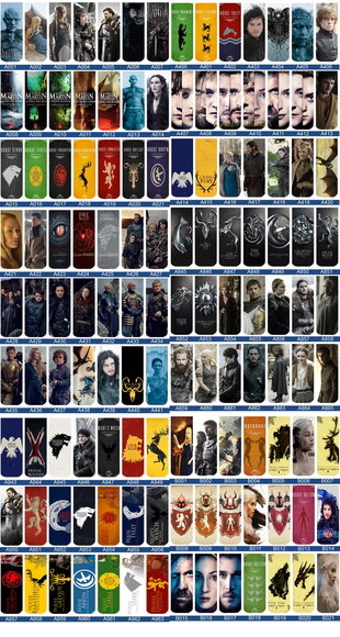 marcador de pagina game of thrones