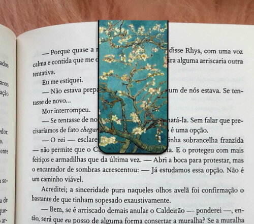 Marcador Magnetico Amendoeira Em Flor