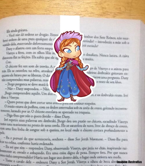 Marcador Magnetico Anna Frozen