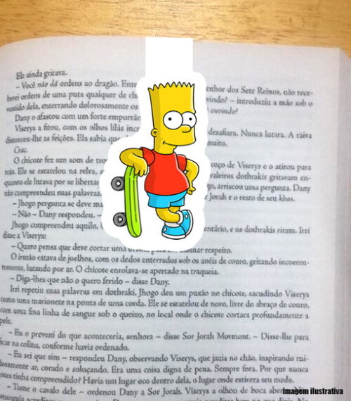 Marcador Magnetico Bart Simpson