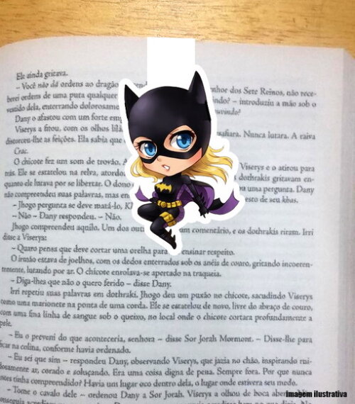 Marcador Magnetico Batgirl