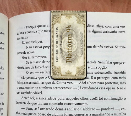 Marcador Magnetico Bilhete Hogwarts Express