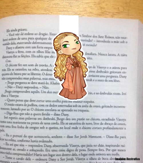 Marcador Magnetico Cersei Lannister