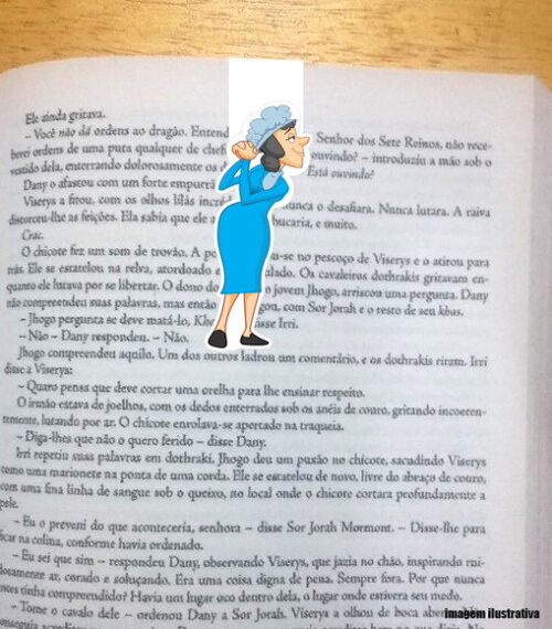 Marcador Magnetico Dona Clotilde