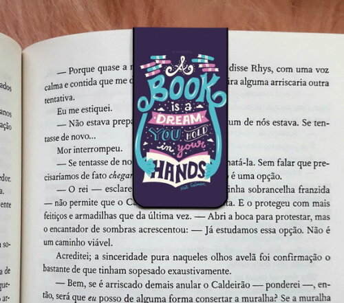 Marcador Magnetico Frase Livro