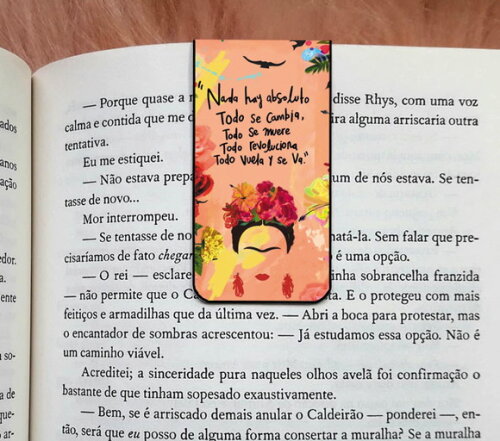 Marcador Magnetico Frase Frida Kahlo