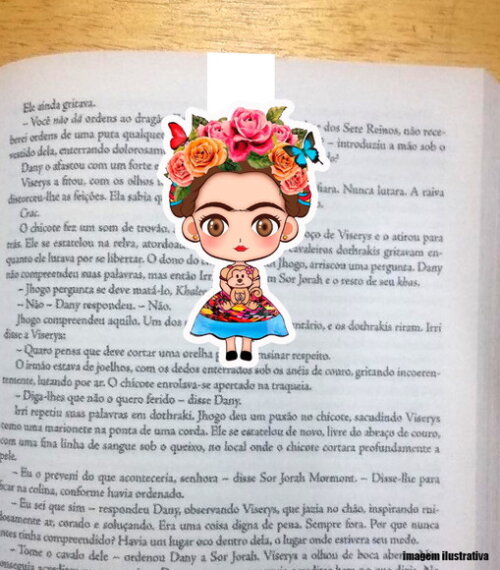 Marcador Magnetico Frida Khalo