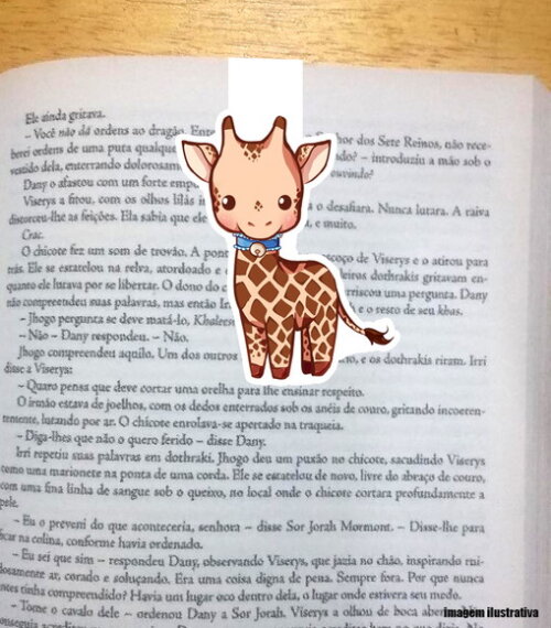 Marcador Magnetico Girafa Kawaii