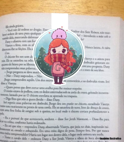 Marcador Magnetico Gina Weasley