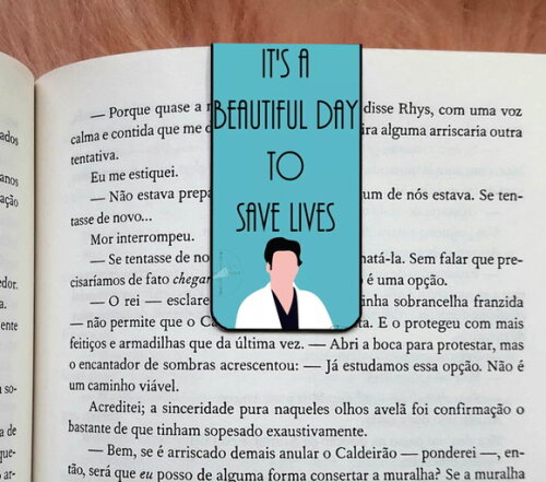 Marcador Magnetico Greys Anatomy Frase