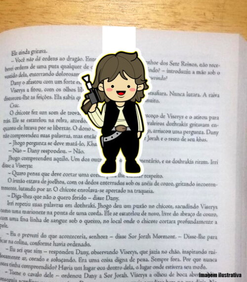Marcador Magnetico Han Solo