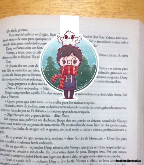 Marcador Magnetico Harry Potter