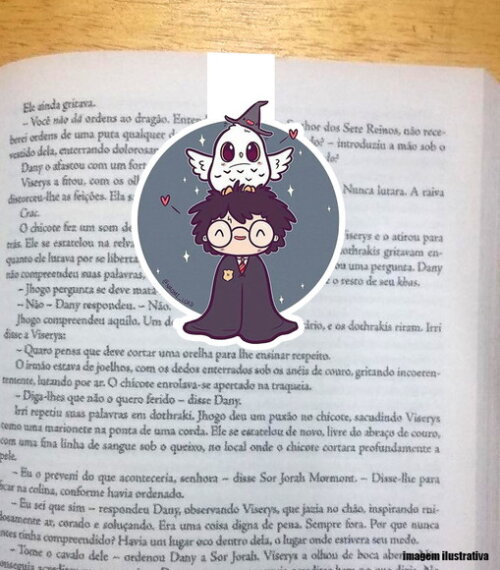 Marcador Magnetico Harry Potter