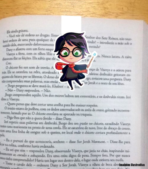 Marcador Magnetico Harry Potter