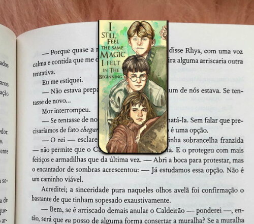 Marcador Magnetico Harry, Roni E Hermione