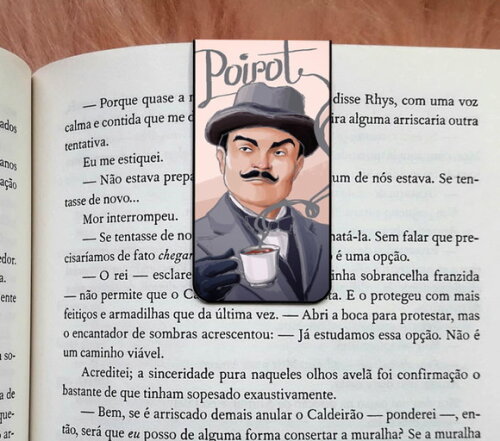Marcador Magnetico Hercule Poirot