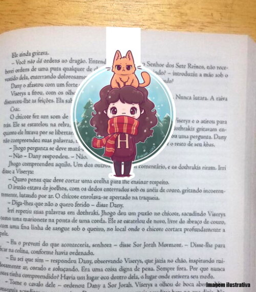 Marcador Magnetico Hermione
