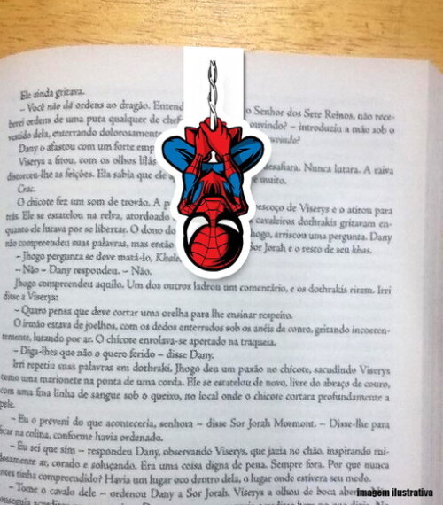 Marcador Magnetico Homem Aranha