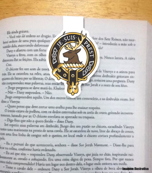 Marcador Magnetico Je Suis Prest - Outlander